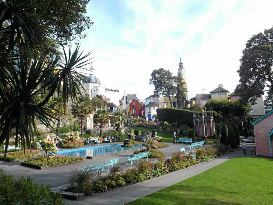 A taste of Italy at Portmeirion in Wales. A taste of Italy at Portmeirion in Wales.